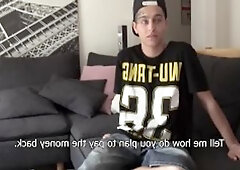 DebtDandy.com: Crazy handjob accompanied by slim amateur Rich