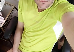 Muscle Boy Gets Nude and Jerks on Webcam