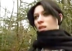 Eager junior lady in stockings