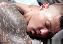 Goran and Paddys sensual caressing before sex