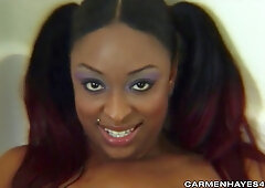 Carmen Hayes In The Bath - Big tits