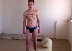 Twinkie seems to enjoy humiliation spanking and bareback