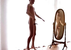 Noah Cums On The Mirror Stx