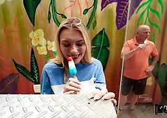 Ice Cream Truck Quickie Fuck Part 2: Peter Green and Perky Tits Blonde Carly Rae