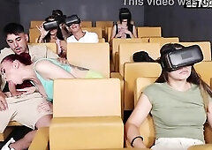 Topless Redhead Gives the Spittiest Head of Her Life in a Episode Theater