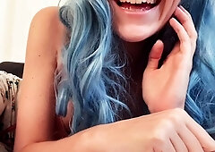 Cute blonde amateur webcam teen masturbating