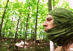 Bo Sinn catches Oliver Smith in the net and fucks him raw