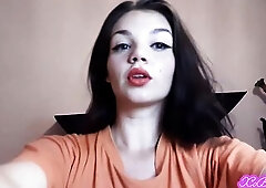 Hawt brunette hair latin babe masturbating and cumming a lot of times