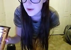 Cute blonde amateur webcam teen masturbating