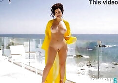 Large melons and round booty latin babe mother I'd like to fuck gets fully nude for Playboy