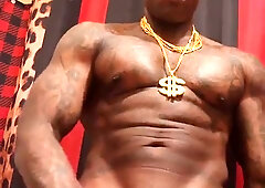 BBC Worship Hallelujah Johnson (The King Is Coming) Tall Dark Chocolate Muscles Tattoos Hairy BBC