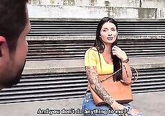 Paying to Sexy Latina MILF with a Delicious Ass to Have Anal Sex with Her