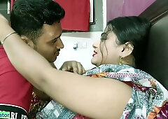 Young Asian wife shares passionate bedroom moment with clothed man as he goes shirtless