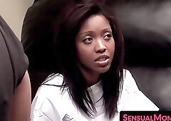 Beautiful teens' hot oral desire for each other