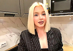 A cute college babe fucks a student. What a fuck!