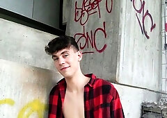 Outdoor fucking movie featuring a true Czech hottie in HD