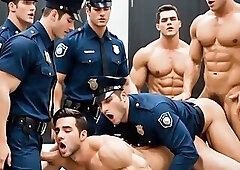 man watching sex men  on the computer