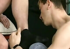 Two Horny Neighbors Share a Big Dick #4