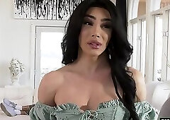 I fuck my trans stepmom with her lover