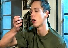 Rookie's Wank Becomes an Open House for His Boss