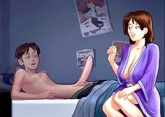 Stepmom seduces her stepson into some naughty fun