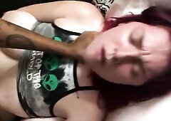 REDHEAD GETS CHOKED AND BANGED