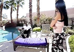 Alli Ebony Drains Rome Major Absolutely After Coarse Outdoor BBC Bang!