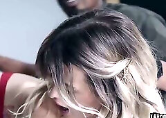 Ex Military Stepdad Isiah Maxwell finds Nicole Nicols thongs and strips her