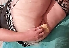 Sissy Maid Fucks Ass With Toys