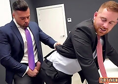 Watch as Muscle Son-in-law Spin Flop & cum hard in hot cumshot video