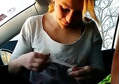 Amateur Blowjob and Cum Swallow for 18-year-old