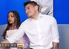 BRAZZERS - Brandy Salazar And Her Workplace Rival Victor Ray Settle Their Differences With Rough