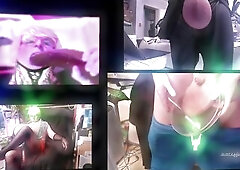 4x me - Ball Crushing Dick Sucking Cum Hungry Horny Large BBC Blond Slut Crushed Balls Ballbusting Busting Nuts - Jazz Music Compilation