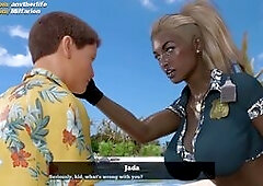 MILF'S RESORT • EP. 8 • AMAZING FUCK WITH AN EBONY POLICE OFFICER; By anvtherlife; Play visual novels and watch playthroughs, walkthroughs an