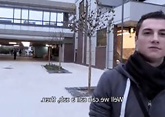 CzechHunter.com - Beautiful straight guy blowjob cum indoors