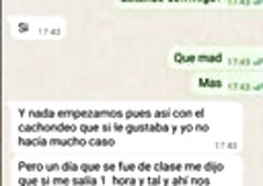 Caught unfaithful confesses on WhatsApp