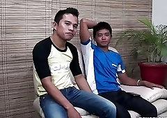 Cock-hungry gay begs this straight guy to let him lick his boner