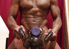 Ginormous Black Pecker Adore Hallelujah Johnson (Hershey with Almonds)