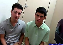 College amateur assfucked as initiation