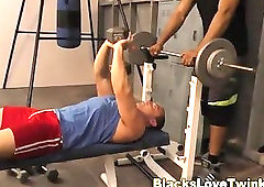 Hunk sperm covered bbc