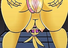 Adventure time, big tits, toy chica