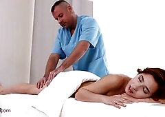 Redhead Tempted Into Anal Sex With Experienced Masseur