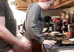 Surprise Sex whilst Making Dinner