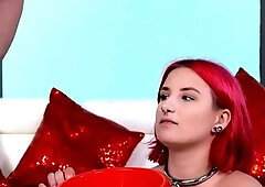 Nasty teen puta humiliated and face used