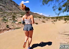 Big-Tits Teen Jogger Summer Renee Picked Up for Hardcore Pounding