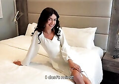 Public Agent Pickup - Gal Acquiesces to Cumwalk for a Recent iPhone