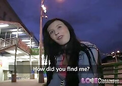 Adorable Young Czech Teen Gets Internal Cum in back of Car