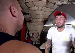 Mathieu Ferhati & Dimitri Venum, Busy Couple on the Rump of the Red-hot Young Scout [Trailer]