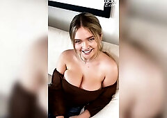 Golden-haired Playgirl Angie Faith Intensive Hookup Date