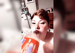 Soda chugging makes lots of gas